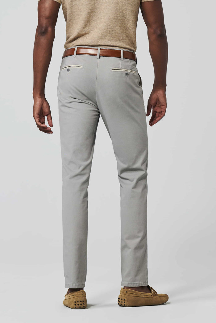 Summer Two-Tone Chinos in Silver