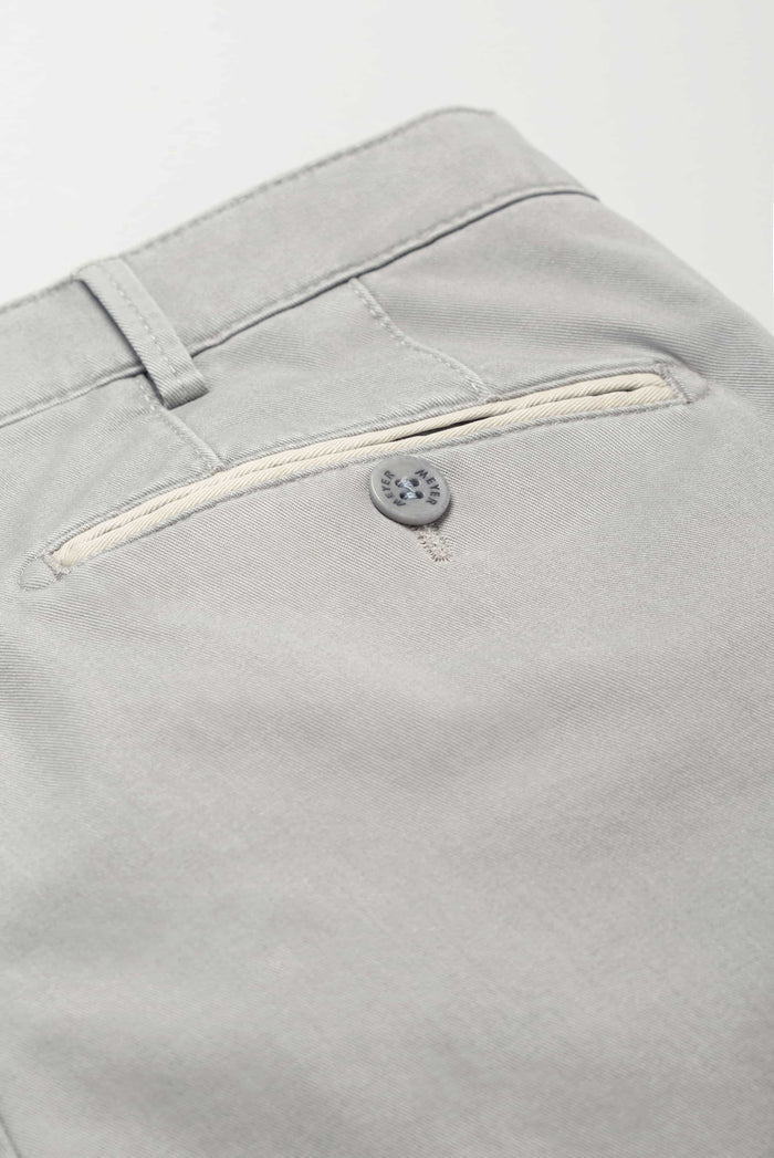 Summer Two-Tone Chinos in Silver