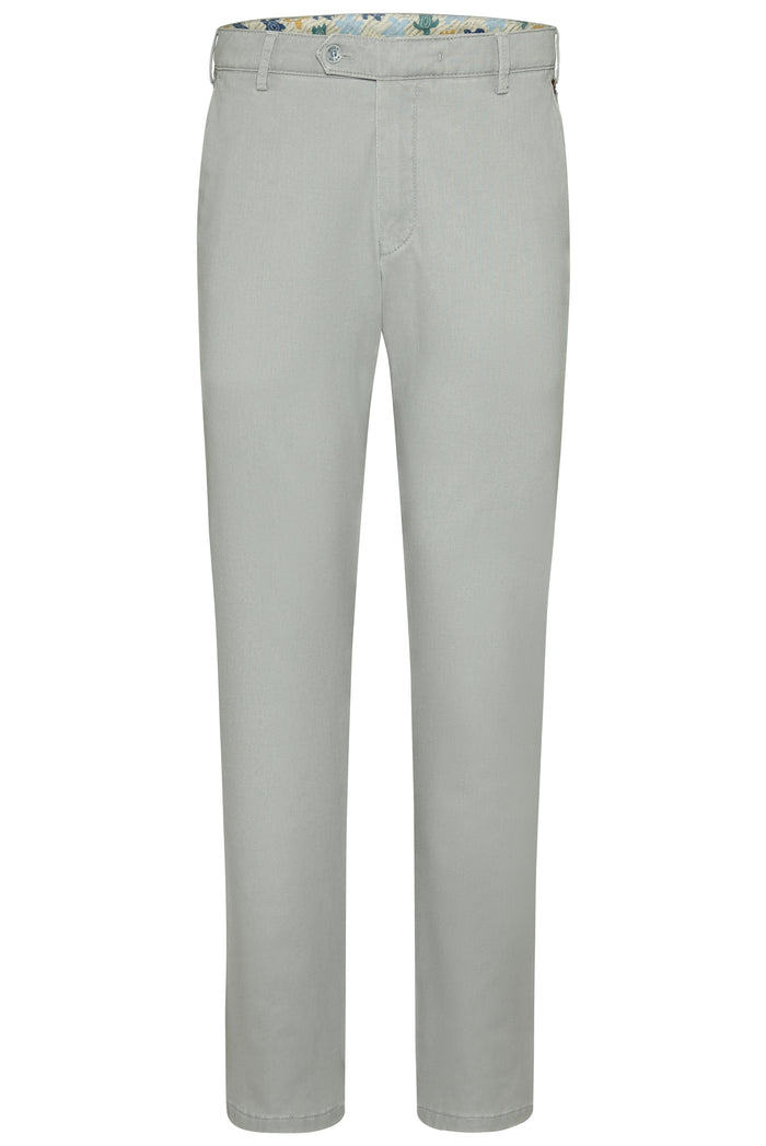 Summer Two-Tone Chinos in Silver