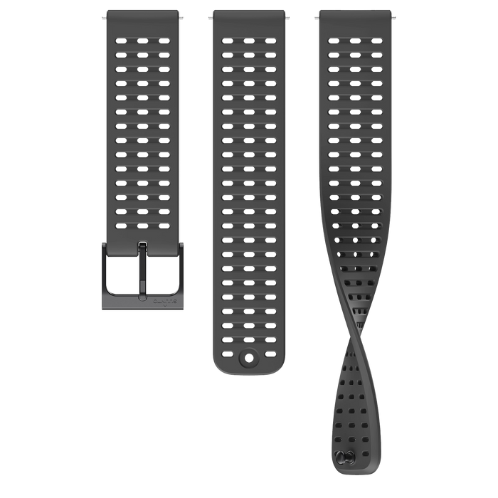 Suunto 22mm Athletic 2 Silicone Strap All Black S+M