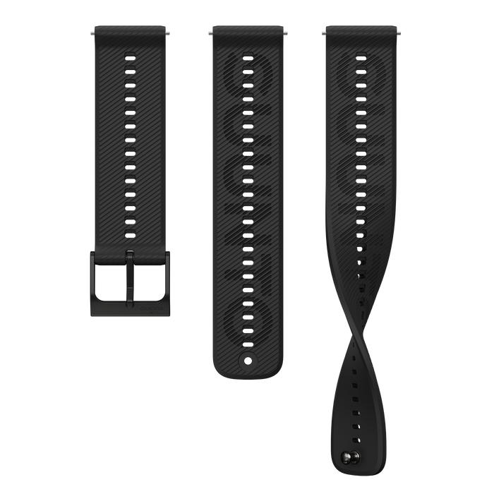 Suunto 22mm Athletic 6 Silicone Strap All Black S+M