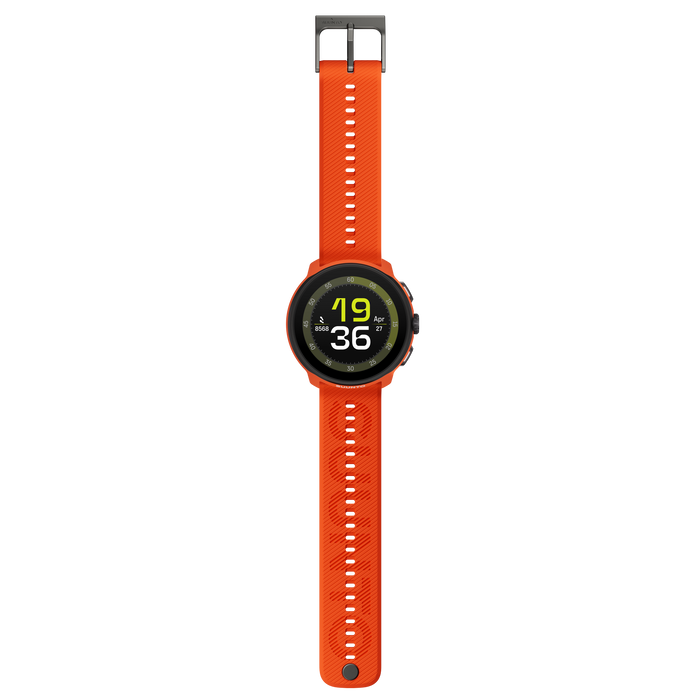 Suunto 22mm Athletic 6 Silicone Strap Coral Orange S+M