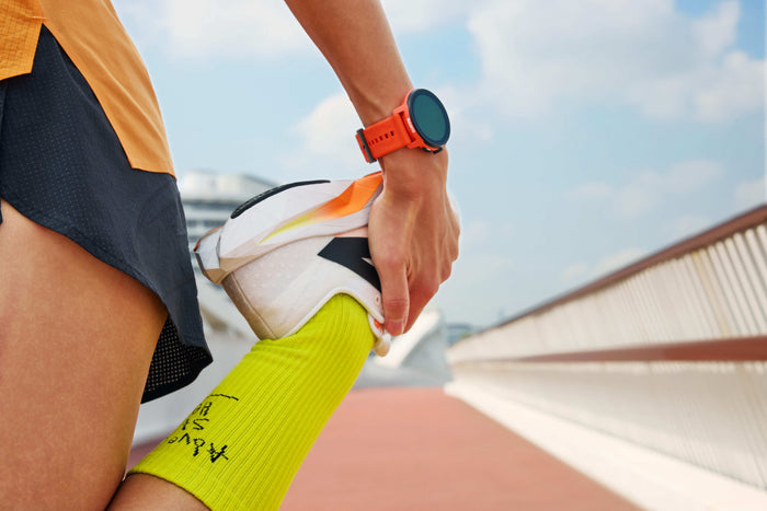 Suunto 22mm Athletic 6 Silicone Strap Coral Orange S+M