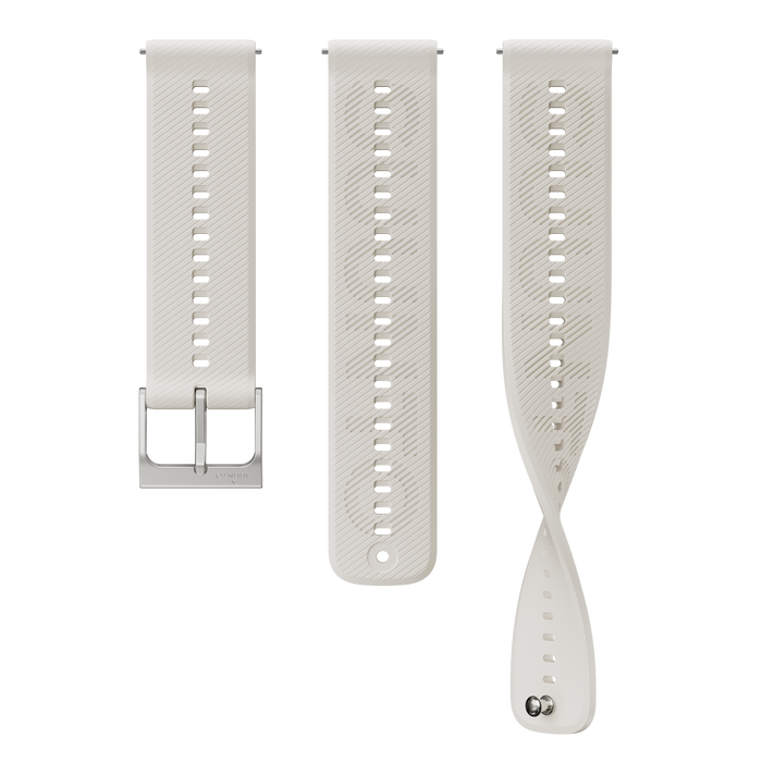 Suunto 22mm Athletic 6 Silicone Strap Frost Gray S+M