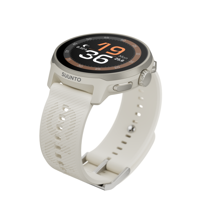 Suunto 22mm Athletic 6 Silicone Strap Frost Gray S+M