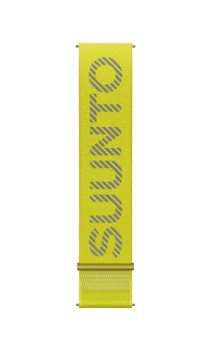Suunto 22mm Athletic 7 Loop Textile Strap Lime S/M+M/L