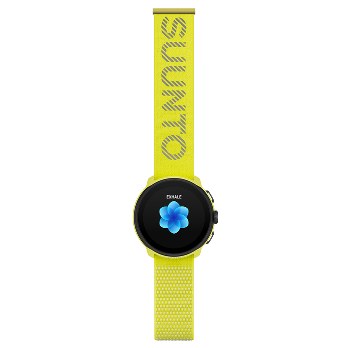 Suunto 22mm Athletic 7 Loop Textile Strap Lime S/M+M/L