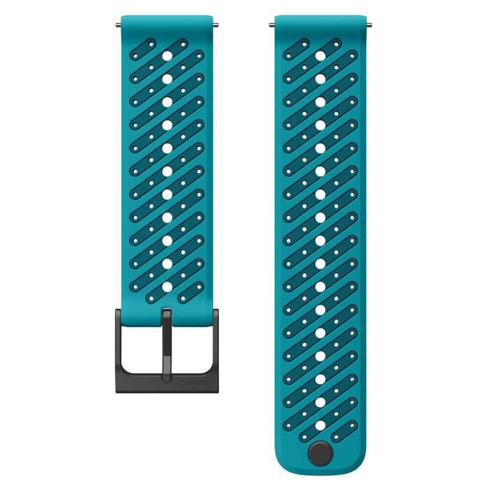 Suunto 22mm Athletic 8 Siliocne Strap Wave Blue S+M