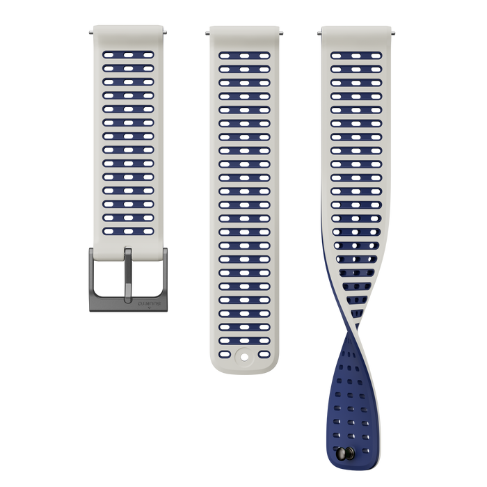 Suunto 22mm Athletic 9 Silicone Strap Arctic Gray S+M