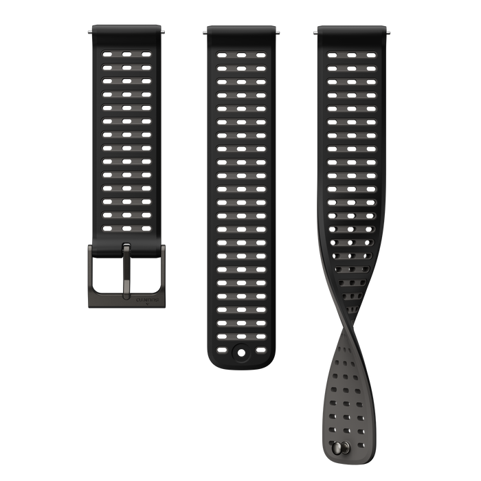 Suunto 22mm Athletic 9 Silicone Strap Black S+M