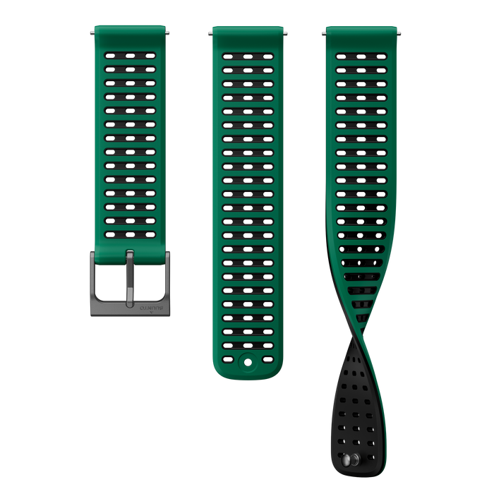 Suunto 22mm Athletic 9 Silicone Strap Pine Green S+M