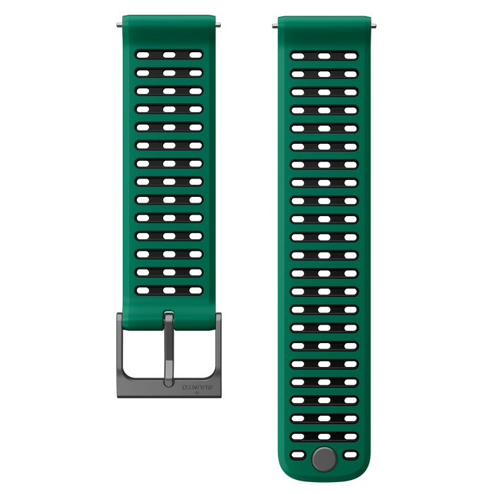 Suunto 22mm Athletic 9 Silicone Strap Pine Green S+M