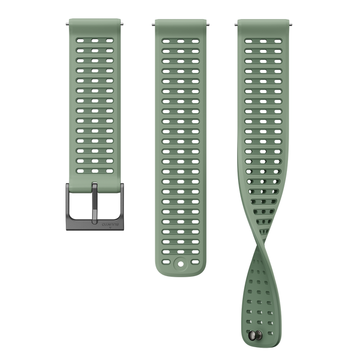 Suunto 22mm Athletic 9 Silicone Strap Sage Green S+M