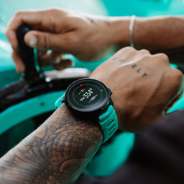 Suunto 22mm Dive 1 Silicone Strap Green Glow S+M