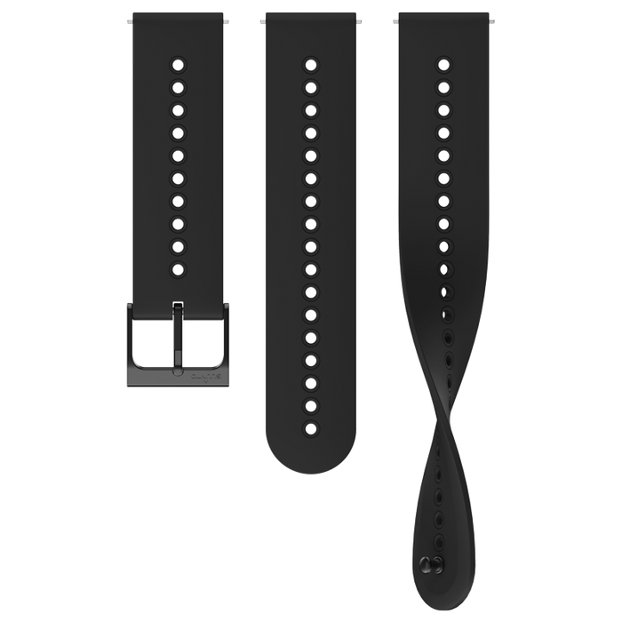 Suunto 22mm Urban 4 Silicone Strap All Black S+M
