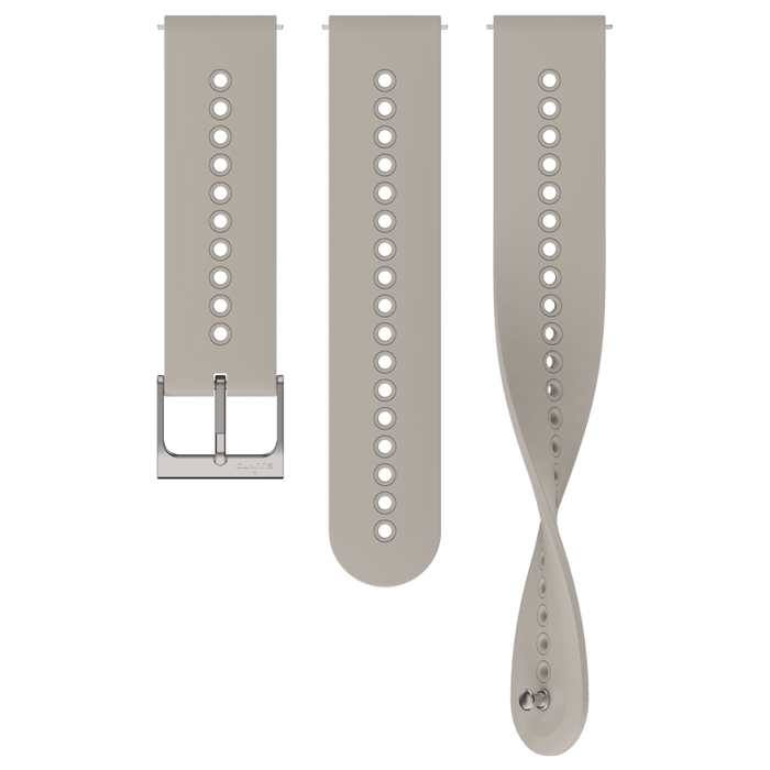 Suunto 22mm Urban 4 Silicone Strap Sand Gray S+M
