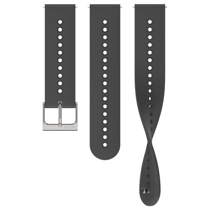 Suunto 22mm Urban 4 Silicone Strap Slate Gray S+M