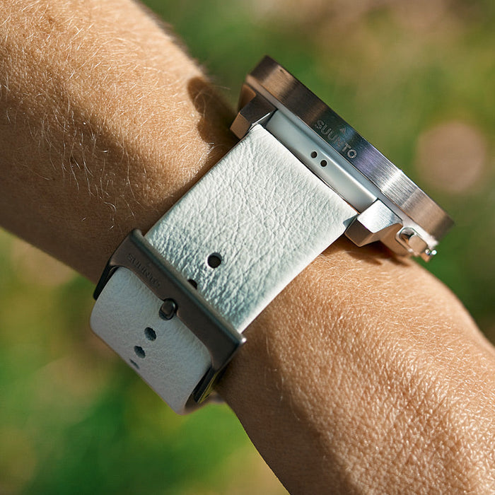 Suunto 22mm Urban 6 Leather Strap Birch White M