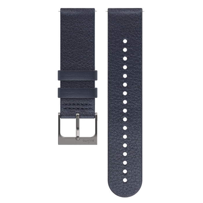 Suunto 22mm Urban 6 Leather Strap Granite Blue M