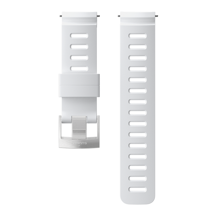 Suunto 24mm Dive 1 Silicone Strap White Steel Size M