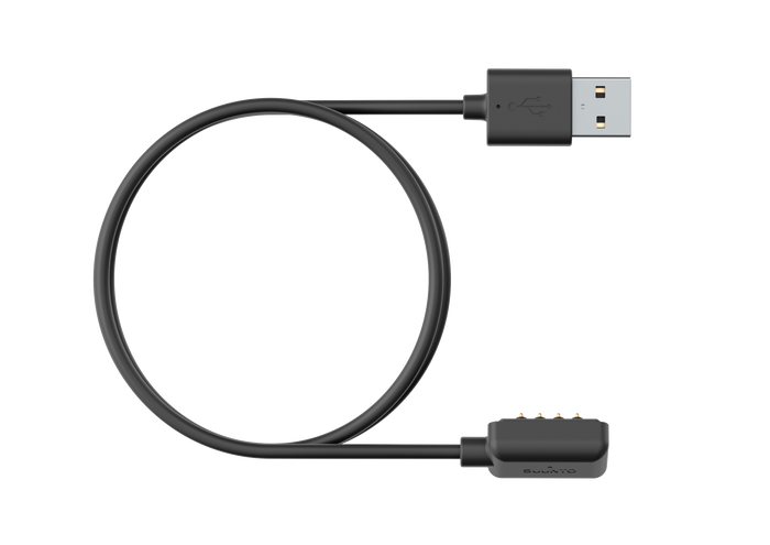 Suunto Black Magnetic USB Cable