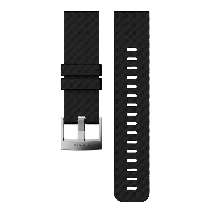 Suunto Traverse Black Silicone Strap Watch Band
