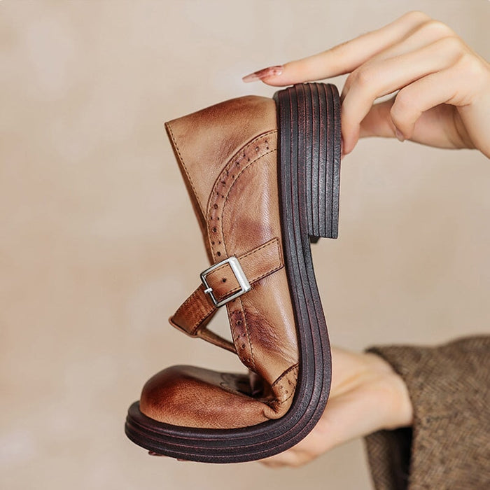 Talvanna | Elegant Everyday Vegan Leather Mary Janes