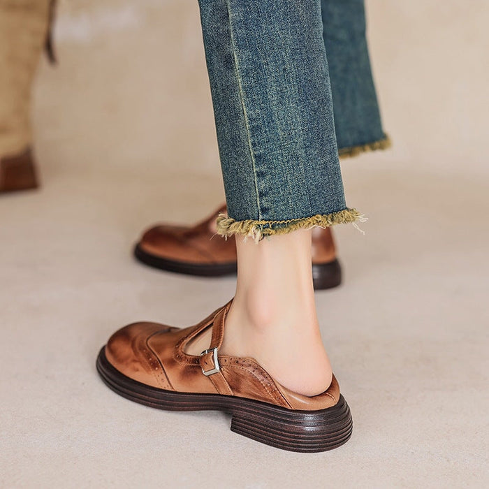 Talvanna | Elegant Everyday Vegan Leather Mary Janes