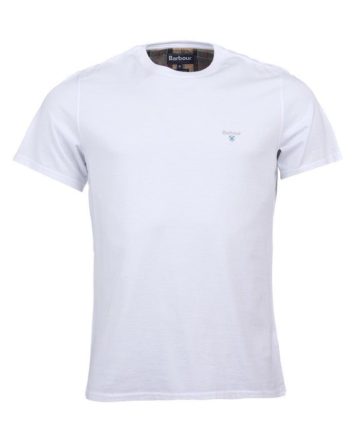Tartan Sports Tee in White