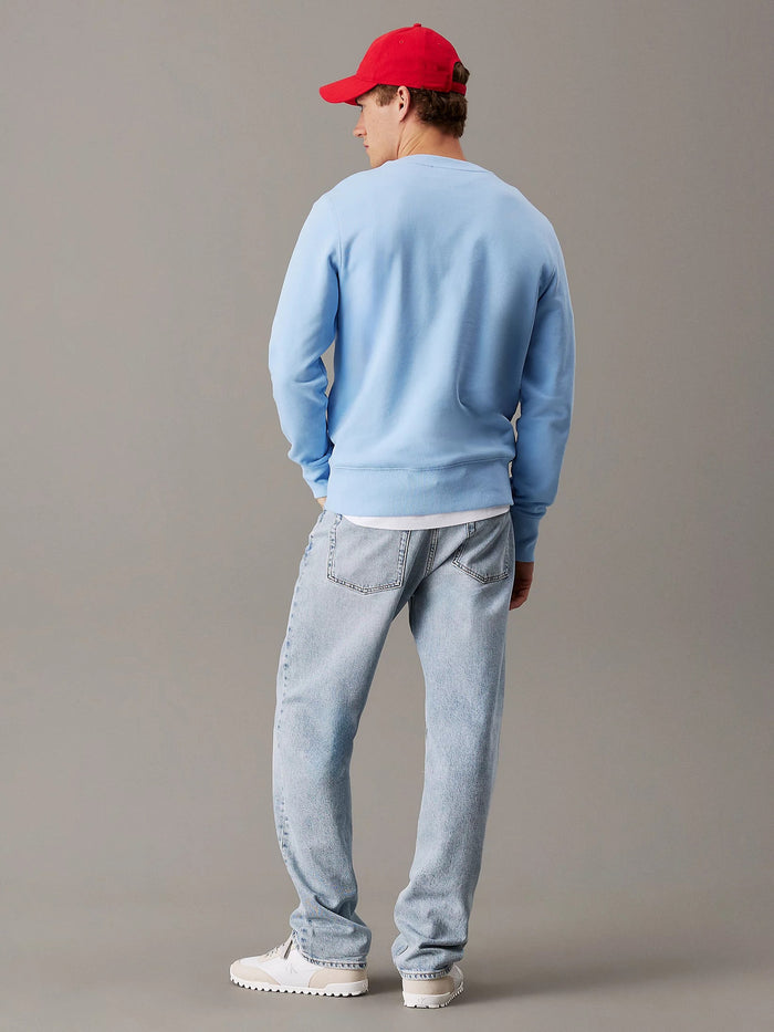 Terry Badge Sweatshirt in Blue