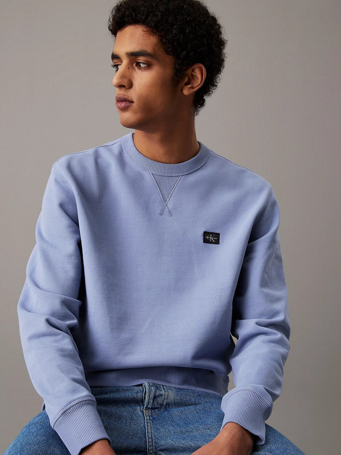 Terry Badge Sweatshirt in Tempest