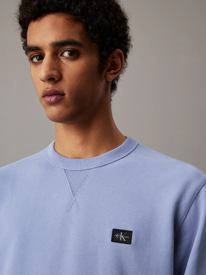Terry Badge Sweatshirt in Tempest
