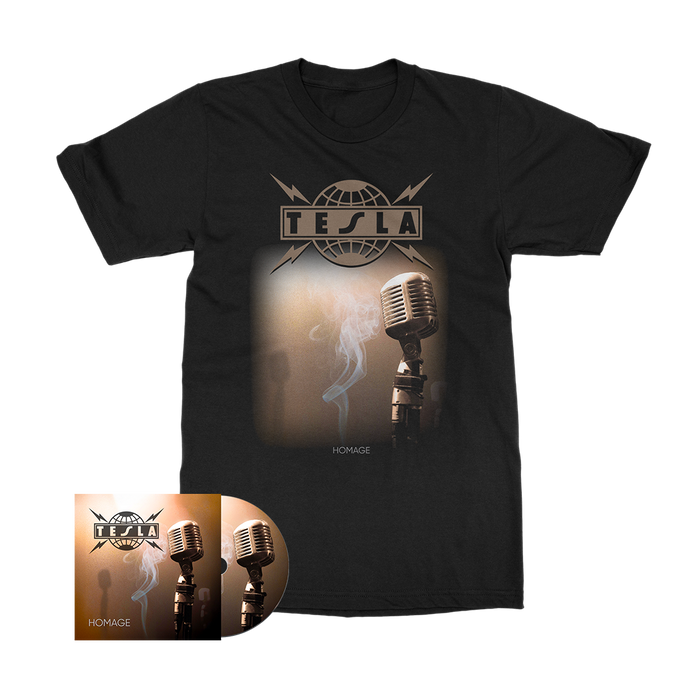 Tesla - Homage - CD Merch Bundle