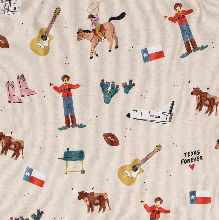 Texas Short Pajamas Set