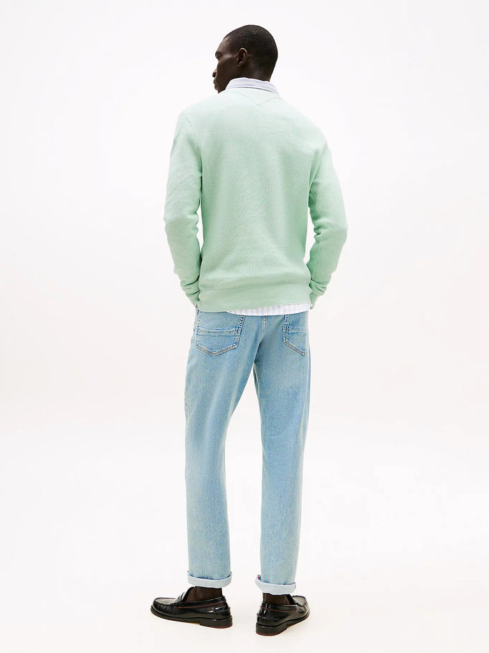 Textured Knit Jumper in Mint