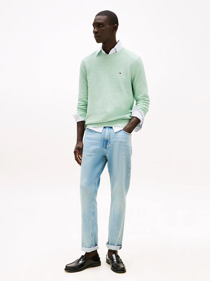 Textured Knit Jumper in Mint