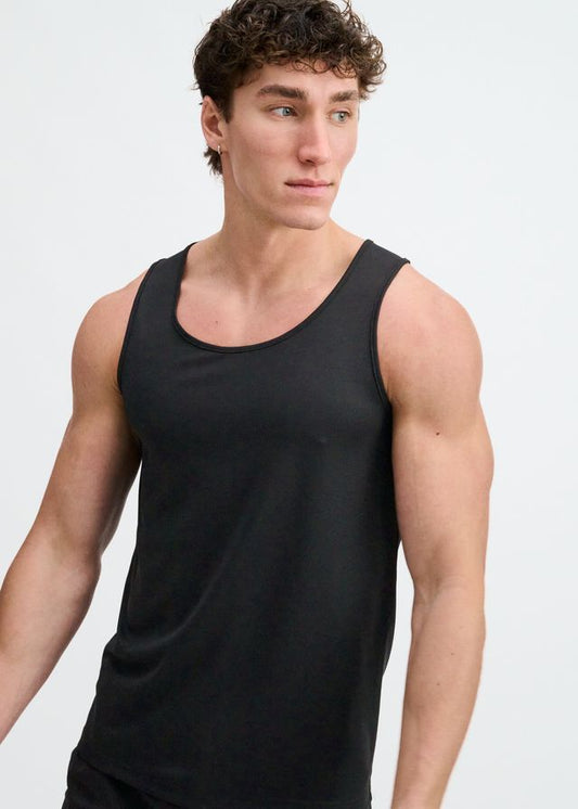 TEXTURED STRETCH MESH PERFORMANCE TANK