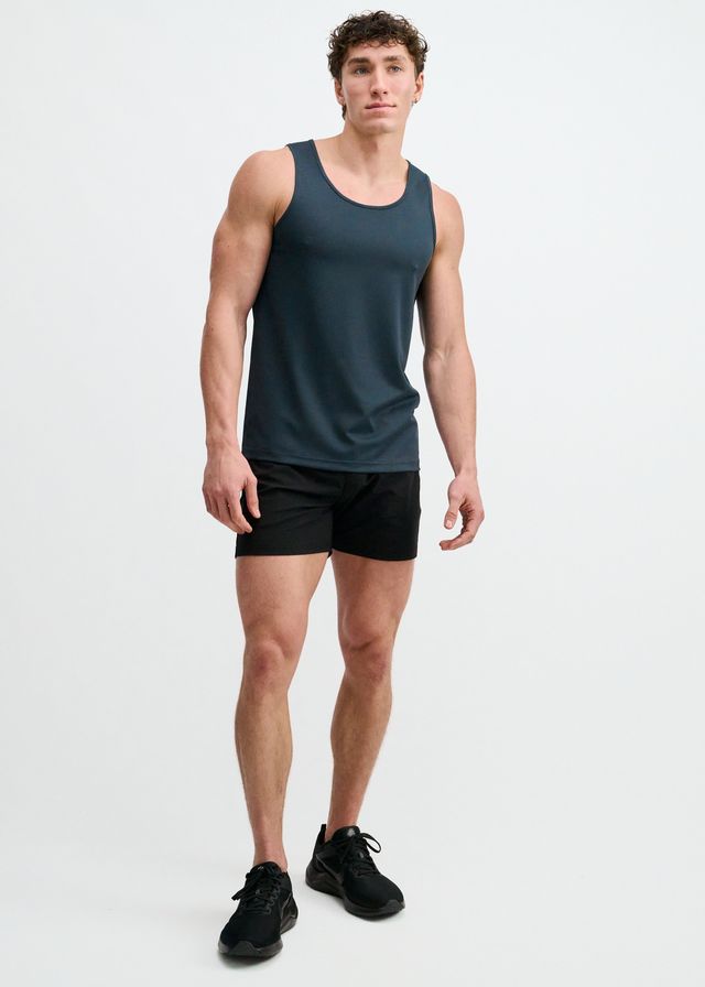 TEXTURED STRETCH MESH PERFORMANCE TANK