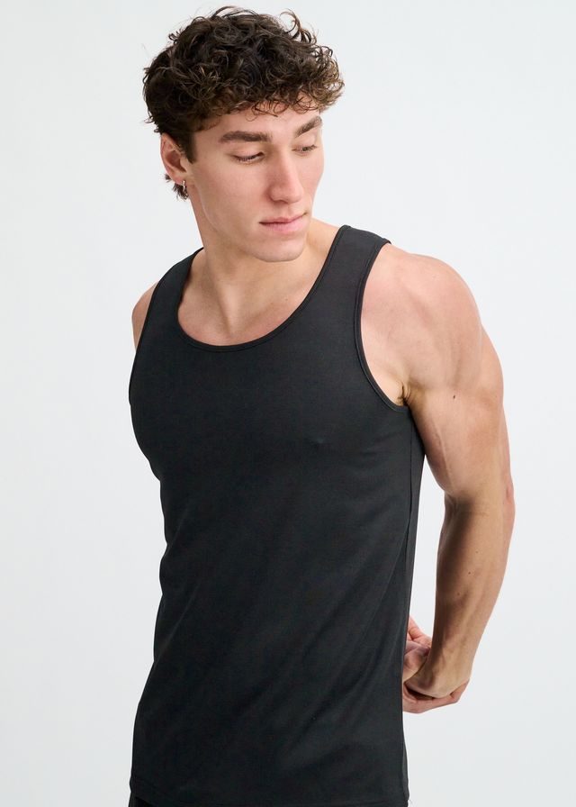 TEXTURED STRETCH MESH PERFORMANCE TANK