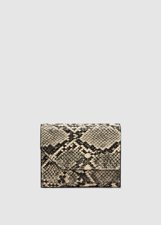 TEXTURED TRIFOLD WALLET