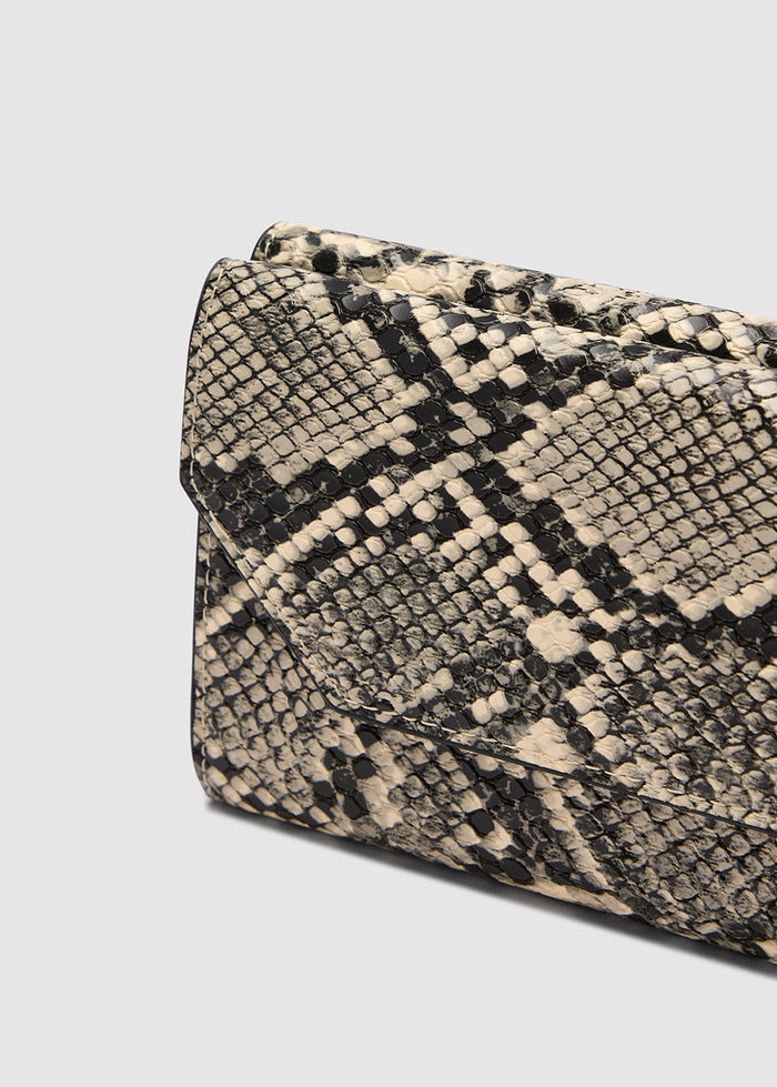 TEXTURED TRIFOLD WALLET