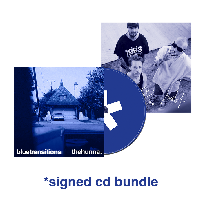 The Hunna - blue transitions - Signed CD Bundle
