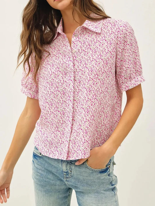 The Sweet Bloom Short Sleeve Top