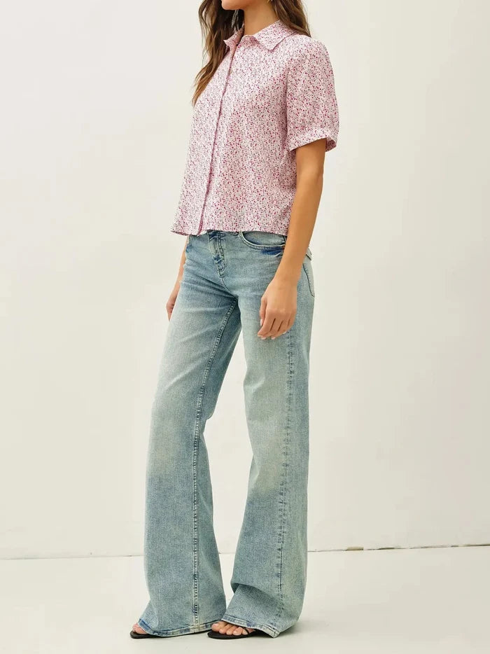 The Sweet Bloom Short Sleeve Top