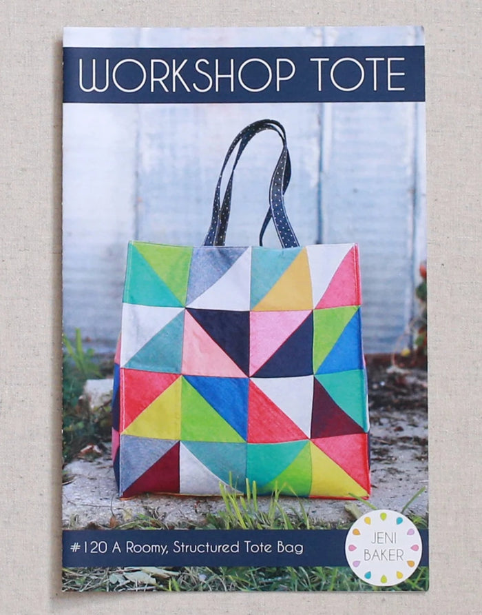 The Workshop Tote Bag Paper Sewing Pattern, Jeni Baker