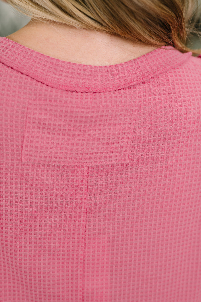 Thread Theory Round Neck Tank in Pink
