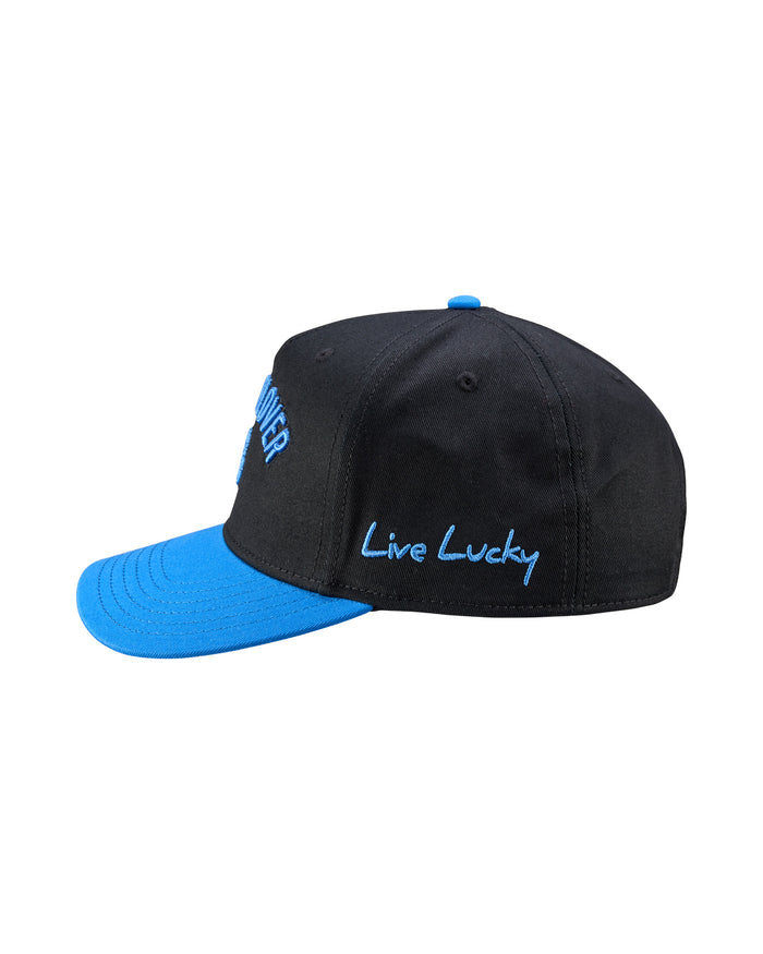 Timeless 4 Black Cotton Twill Trucker Hat