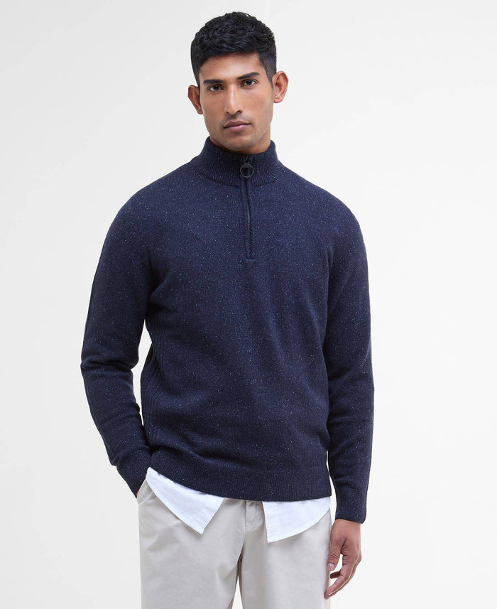 Tisbury Half-Zip Jumper in Navy