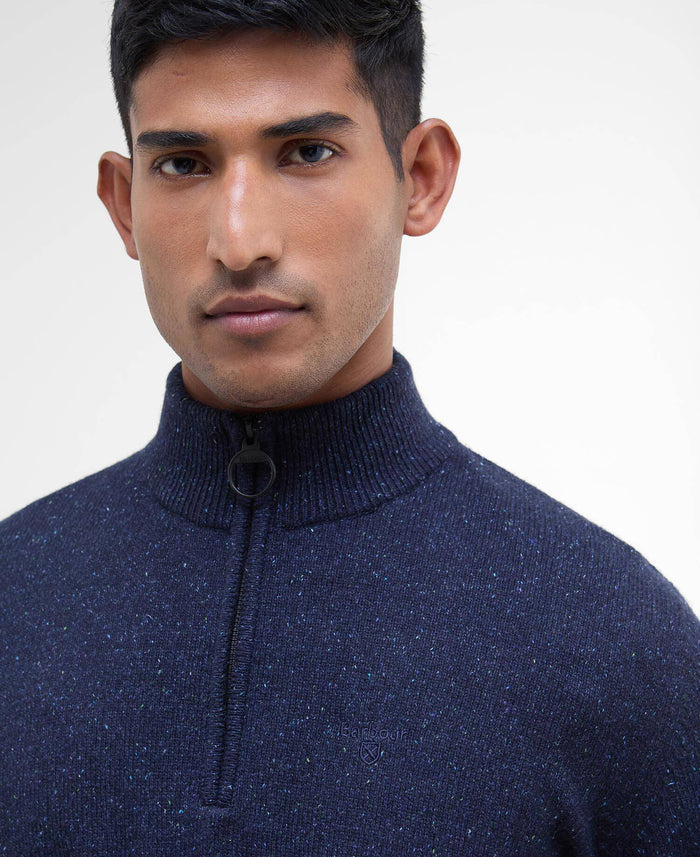 Tisbury Half-Zip Jumper in Navy