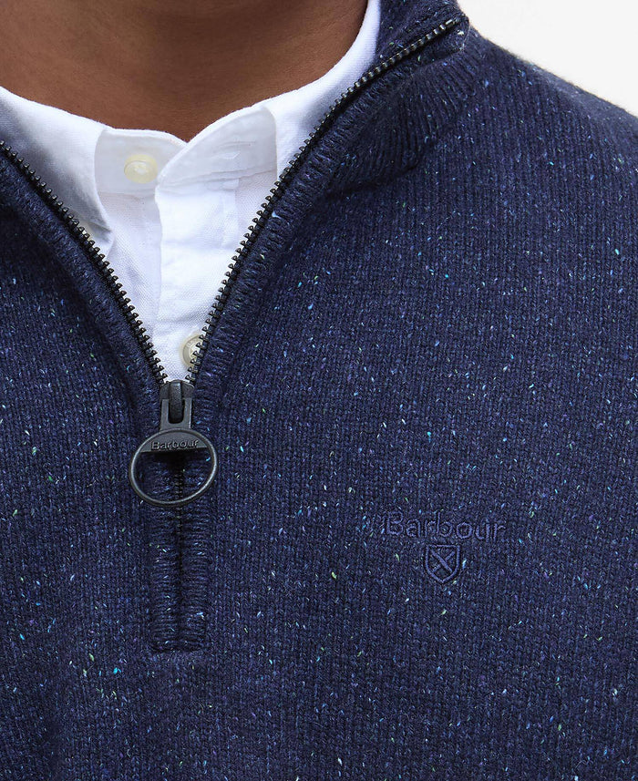 Tisbury Half-Zip Jumper in Navy
